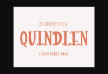 Quindlen Font Poster 1