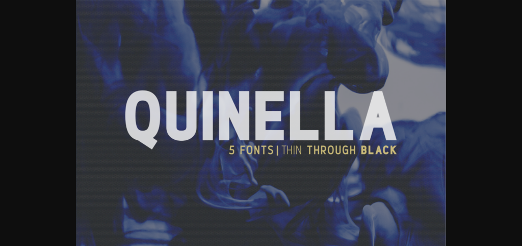 Quinella Font Poster 3