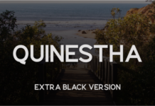 Quinestha Extra Black Font