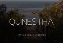 Quinestha Extra Light Font