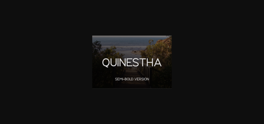 Quinestha Semi-Bold Font Poster 3