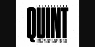 Quint Font Poster 1