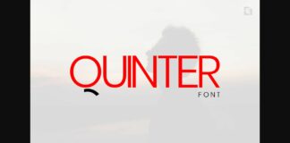 Quinter Font Poster 1