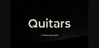 Quitars Font Poster 1