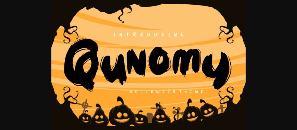 Qunomy Font Poster 1