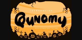 Qunomy Font Poster 1