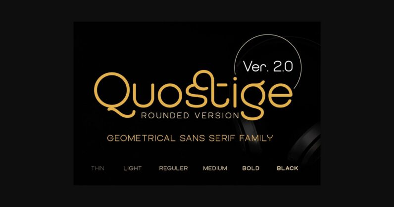 Quostige Font Poster 1