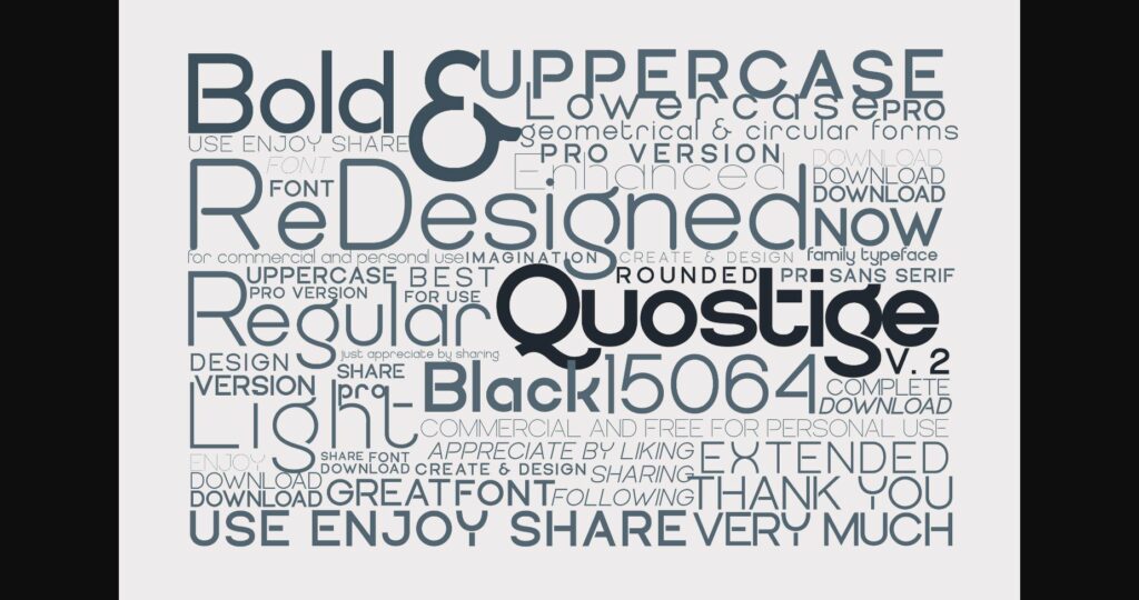 Quostige Font Poster 5