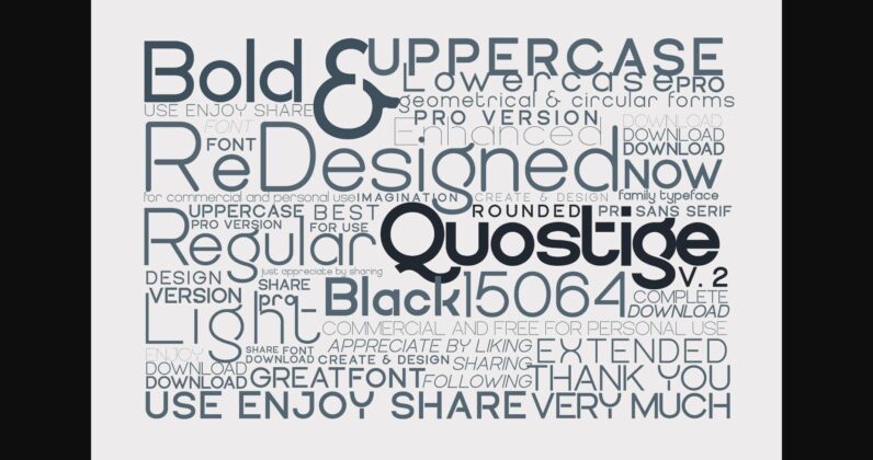 Quostige Font Poster 5