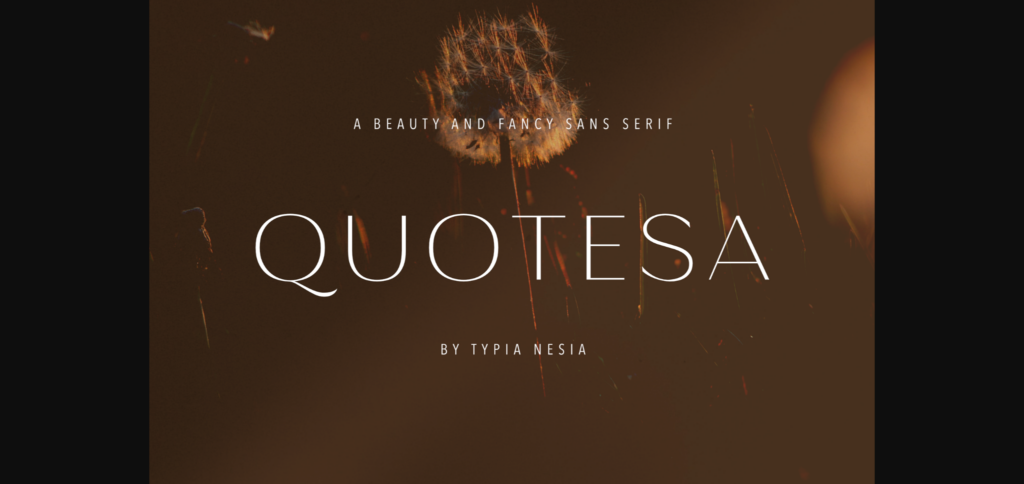 Quotesa Font Poster 3