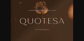 Quotesa Font Poster 1