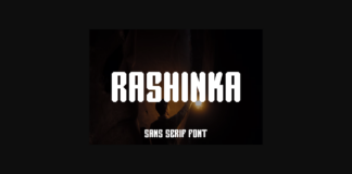 Rashinka Font Poster 1