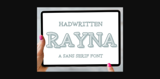 Rayna Font Poster 1