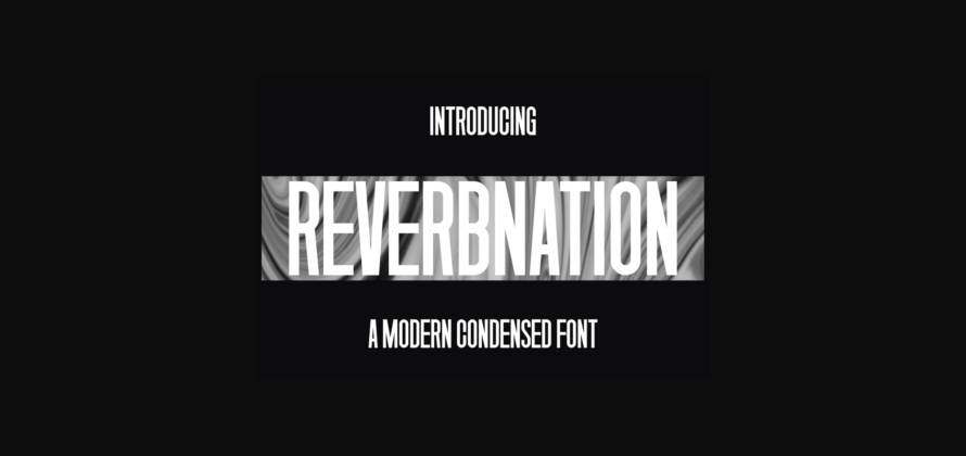 Reverbnation Font Poster 3