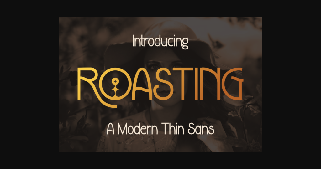 Roasting Font Poster 3