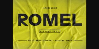 Romel Font Poster 1