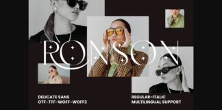 Ronson Font Poster 1