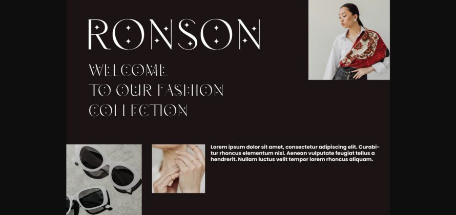 Ronson Font Poster 4