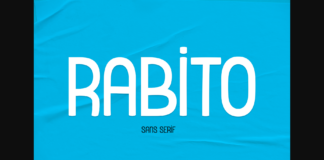 Rabito Font Poster 1