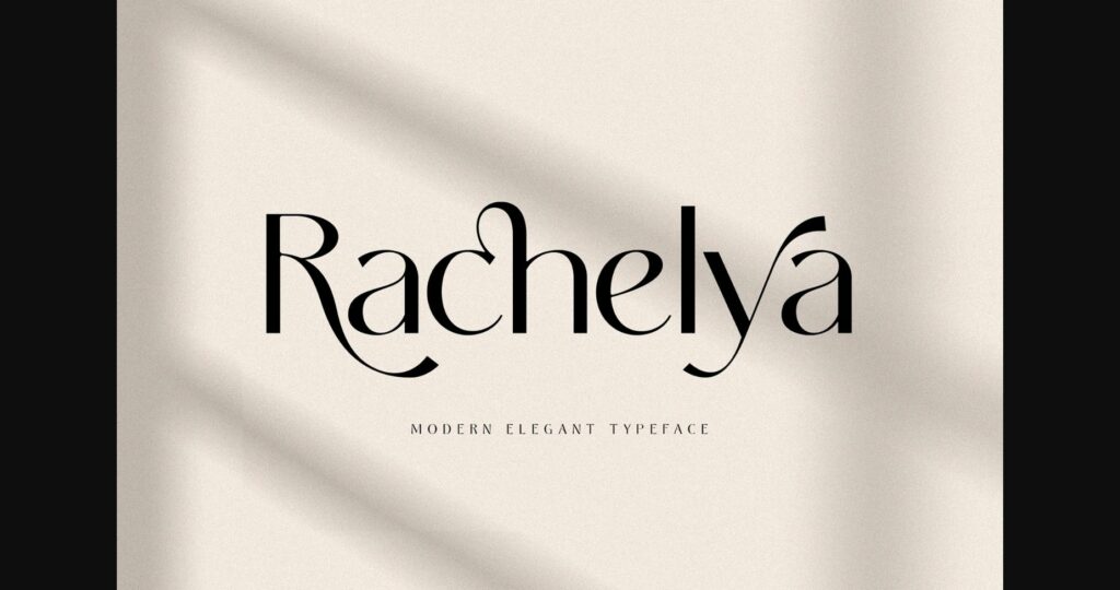 Rachelya Font Poster 1