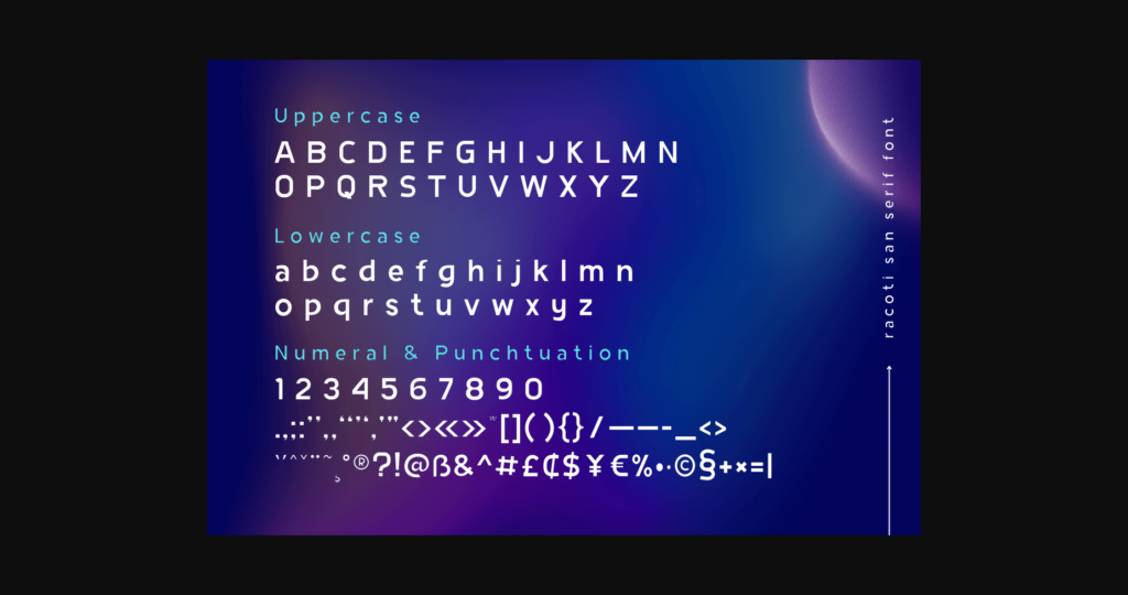 Racoti Font Poster 11