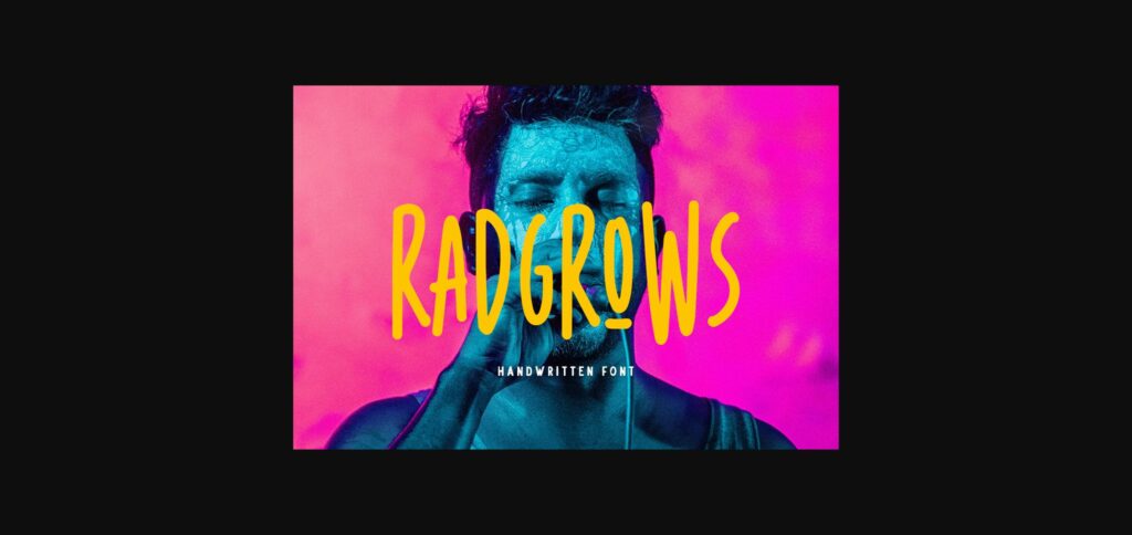 Radgrows Font Poster 3