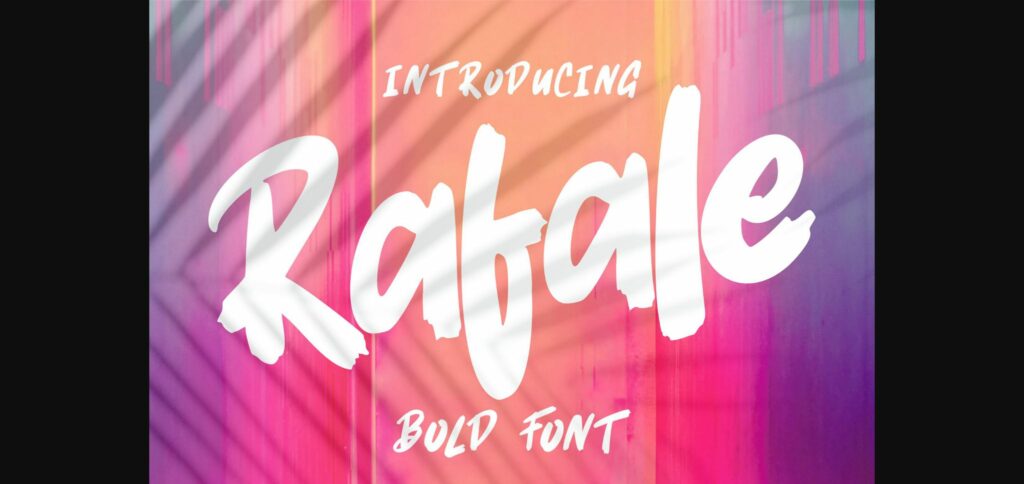 Rafale Font Poster 3