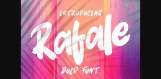 Rafale Font Poster 1