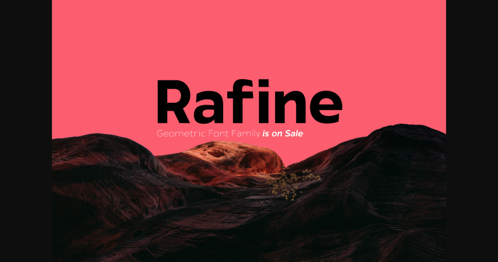 Rafine Font Poster 1