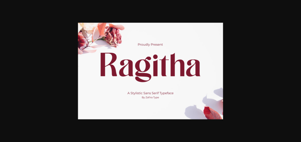 Ragitha Font Poster 3