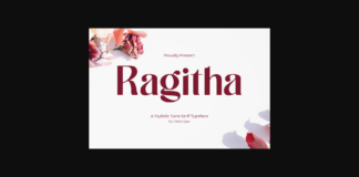 Ragitha Font Poster 1