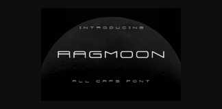 Ragmoon Font Poster 1