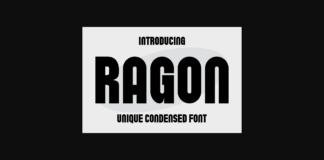 Ragon Font Poster 1