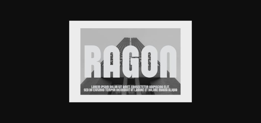 Ragon Font Poster 6