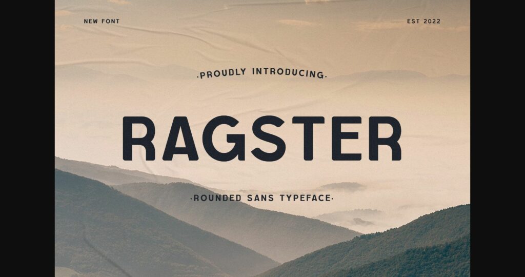 Ragster Font Poster 1