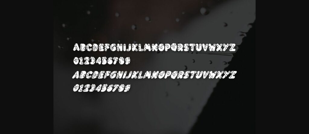 Rainy Font Poster 6