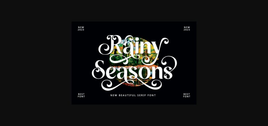 Rainy Seasons Font Poster 3