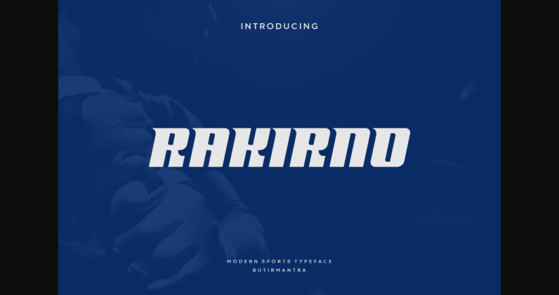 Rakirno Font Poster 1