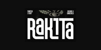 Rakita Font Poster 1