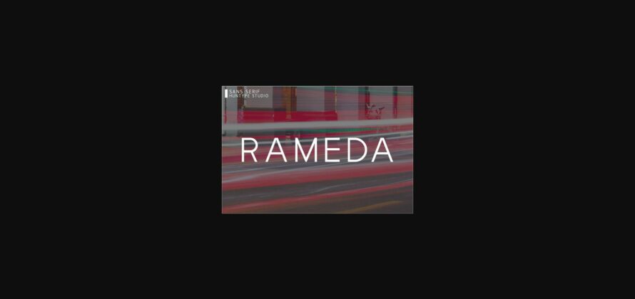 Rameda Font Poster 3