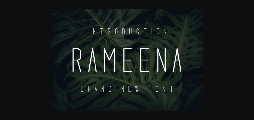 Rameena Font Poster 3