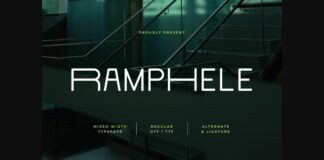 Ramphele Font Poster 1