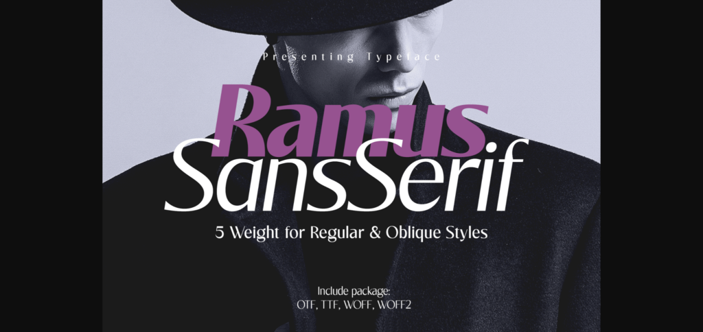 Ramus Sans Font Poster 3