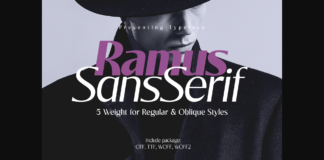 Ramus Sans Font Poster 1