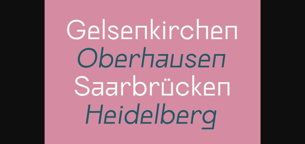 Ranberg Font Poster 6