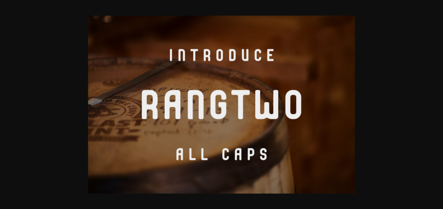 Rangtwo Font Poster 3