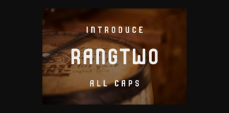 Rangtwo Font Poster 1