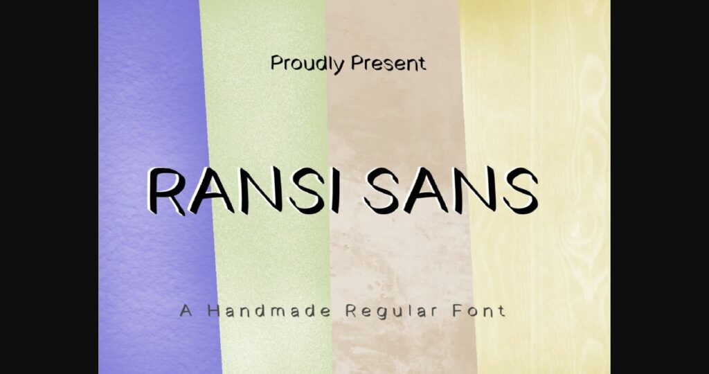 Ransi Sans Font Poster 1