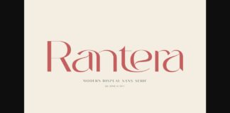 Rantera Font Poster 1