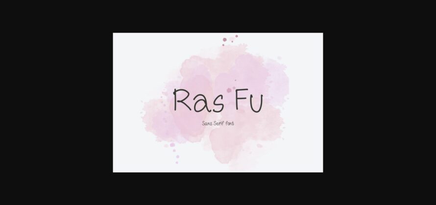 Ras Fu Font Poster 3